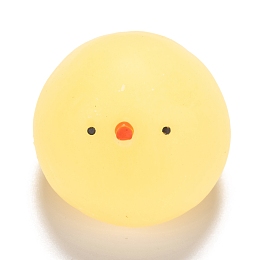 Honeyhandy Chick Shape Squishy Stress Toy, Funny Fidget Sensory Toy, for Stress Anxiety Relief, Yellow, 28x31x33mm