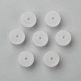 Honeyhandy Transparent Acrylic Ball Beads, Frosted Style, Round, Clear, 12mm, Hole: 2mm, about 520pcs/500g