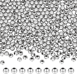 Wholesale Beebeecraft 800Pcs 4 Styles 304 Stainless Steel Spacer Beads 