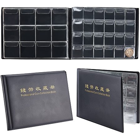 NBEADS 3 Pcs Coin Collection Holder Album 6×8