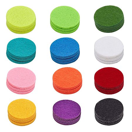 NBEADS 240 Pcs Essential Oils Diffuser Locket Pads, Aromatherapy Diffuser Pad Refill Pads Round Replacement Pads for Diffuser Necklace Bracelet Car