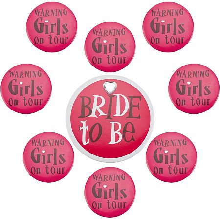 GORGECRAFT 16Pcs 2 Styles Bridal Party Pin Funny Bachelorette Party Button Colorful Bridal Shower Brooch Bride to Be Bachelor Pinback for Bridesmaids Wedding Gifts Supplies Accessory