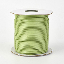 Honeyhandy Eco-Friendly Korean Waxed Polyester Cord, Yellow Green, 1mm, about 185yards/roll(555 feet/roll)(169.16m/roll)