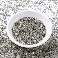 MIYUKI Delica Beads, Cylinder, Japanese Seed Beads, 11/0, (DB0436) Galvanized Pewter, 1.3x1.6mm, Hole: 0.8mm, about 2000pcs/10g