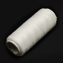 Honeyhandy 402 Polyester Sewing Thread Cords for Cloth or DIY Craft, White, 0.1mm, about 120m/roll, 10rolls/bag