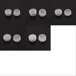 Gorgecraft 100Pcs 5 Style PE Plastic Bottle Stoppers, Bottle Inner Plugs, Column, White, 18.5~28x10.5~15mm, 20pcs/style