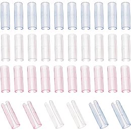 CHGCRAFT 36Pcs 3 Colors Bed Sheet Grippers Transparent Sheet Holders Plastic Bed Sheet Clips Sheet Fasteners for Sheets Mattresses Bed