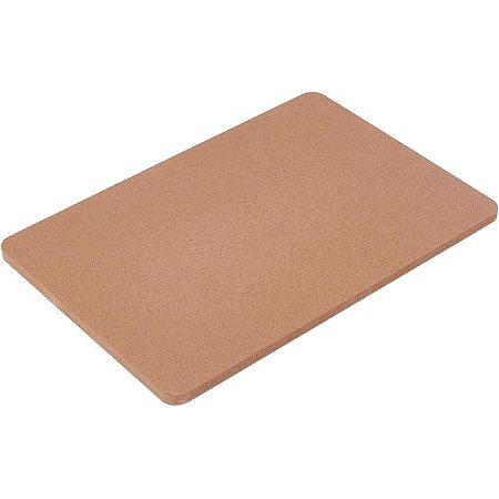 BENECREAT 11.8x8.3inch Rectangle Pottery Wheel Bat, Medium Density Fiberboard (MDF) Sheet Clay Throwing Bats for Potters Spinning Clay, 9mm Thick