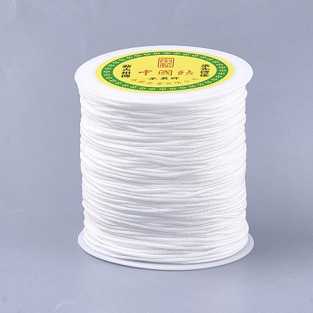 Honeyhandy Nylon Thread, White, 1.5mm, about 120.29 yards(110m)/roll