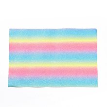 Imitation PU Leather Fabric, Garment Accessories, Rectangle, Colorful, 30x20x0.03cm