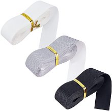 AHANDMAKER 3 Colors Flat TPU Cloth Heat Sealing Tape Waterproof Iron-On Seam Sealing Fabric Fusing Adhesive Repair Tape DIY Fix Fabric Outdoor Jacket Gear Clothing (5.46 Yards for Each)