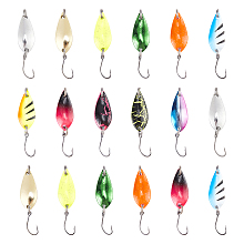 Fishing Crankbaits Mini Fishing Lures, Wobblers Baits Lifelike Swimbaits, for Freshwater Saltwater Fishing, Mixed Color, 53~54mm; 24pcs/box