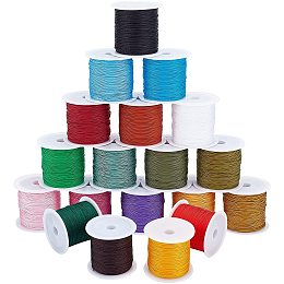 luffybin New Style Durable 700M/480m/300m 0.25mm/0.50mm/0.75mm Nylon Waxed Thread String Cord jewely findings for DIY Stitching Thread 
