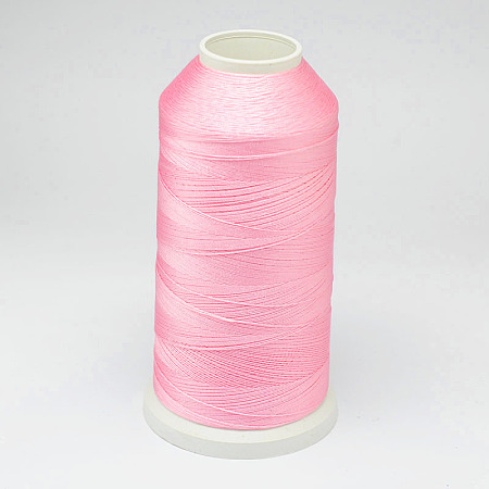 Honeyhandy Nylon Thread, For Tassel Making, Pink, 0.3mm, about 1093.61 yards(1000m)/roll