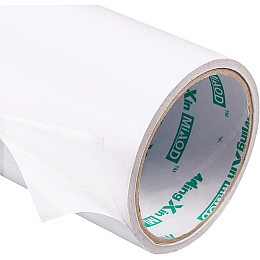 BENECREAT 11.8"x26 Ft Double Sided Adhesive Tape Roll for Paper Cards, Cupboards, Arts Craft Photo Albums Making