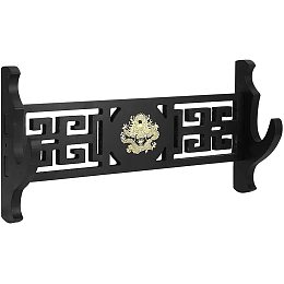 GORGECRAFT Dragon Sword Holder Wall Mount Display Stand Rack Knife Hanger Bracket with Screws for Katana Wakizashi Genji and Samurai Swords