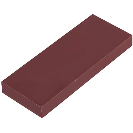 PandaHall Elite 7.8x3x0.9 Inch Mallet Mat Hole Punch Stamping Pad Leather Craft Tool for Hole Punch Cutting Sewing, Dark Red