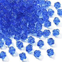 Honeyhandy Transparent Acrylic Beads, Lantern, Royal Blue, 8.5x10x9.5mm, Hole: 1.5mm, about 1290pcs/500g
