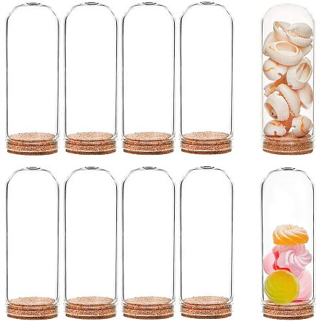 BENECREAT 20 Pack 40ml Glass Jars Bottles Decoration Bottles with Cork Stoppers for Party Favors, Arts, Small Projects and DIY Decorations