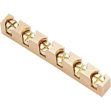 OLYCRAFT Electric Guitar Nut 43mm Adjustable Brass Guitar Nut Height Bell Nut Height Adjustable Metal Guitar Nut Electric Guitar Nut Replacement for LP SG Electric Guitar