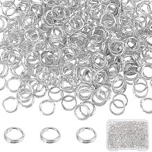 SUNNYCLUE 1 Box 500Pcs 5mm Split Jump Rings Double Loops Jump Ring Key Ring Chain Mini Rings Round Open Connectors for Earrings Necklaces Bracelets Keychain Jewelry Making DIY Crafts Supplies