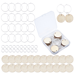 Wholesale SUNNYCLUE 80Pcs Eco-Friendly Plastic Earring Hooks