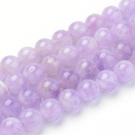 Arricraft Natural Amethyst Beads Strands, Round, 6x6mm, Hole: 1mm, about 62pcs/strand, 15.5 inches