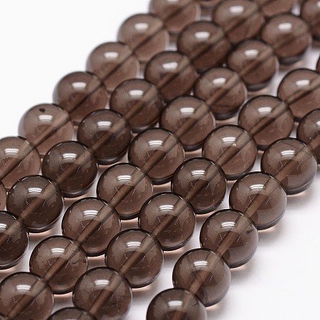 Arricraft Natural Obsidian Beads Strands, Round, Camel, 8mm, Hole: 1mm, about 49pcs/strand, 15.7 inches
