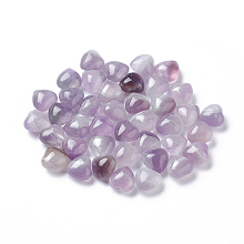 Arricraft Natural Amethyst Beads, No Hole, Heart, 15x15.5x10mm