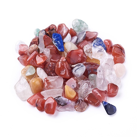 ARRICRAFT Natural Mixed Gemstone Beads, Undrilled/No Hole, Chips, 4~19x3~10x1~6mm, about 100g/bag