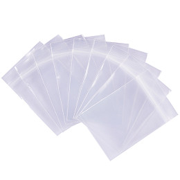 BENECREAT 200 Pack 2.9 Mil Clear Resalable Heavy Duty Plastic Reclosable Zipper Bags - 1.5" x 2.5"(4 x 6cm) for Food Craft Storage