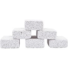 AHANDMAKER Pet Chewing Molar Block Toys, 12pcs Rectangle Lava Block Chew Toy，Molar Teeth Mineral Stone, Chinchilla Teeth Grinding Molar Lava Block Stone