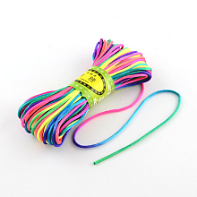 Honeyhandy Acrylic Fiber Cords, Colorful, 2mm, about 21.87 yards(20m)/bundle, 6bundles/bag