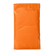 Honeyhandy Matte Film Package Bags, Bubble Mailer, Padded Envelopes, Rectangle, Dark Orange, 22.2x12.4x0.2cm