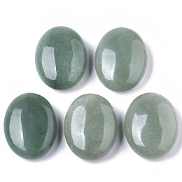 Honeyhandy Natural Green Aventurine Oval Palm Stone, Reiki Healing Pocket Stone for Anxiety Stress Relief Therapy, 45.5x36x16mm