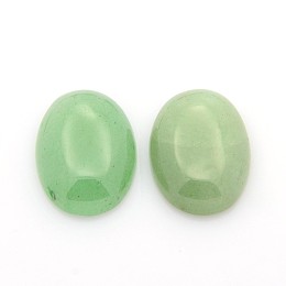 Honeyhandy Natural Gemstone Cabochons, Oval, Aventurine, 25x18x5~7mm