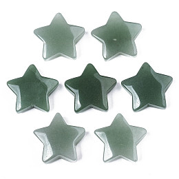 Honeyhandy Natural Green Aventurine Star Shaped Worry Stones, Pocket Stone for Witchcraft Meditation Balancing, 30x31x10mm