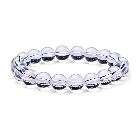 SUNNYCLUE Semi Precious Gemstone 10mm Round Beads Stretch Bracelet Prom Party Jewelry About 7