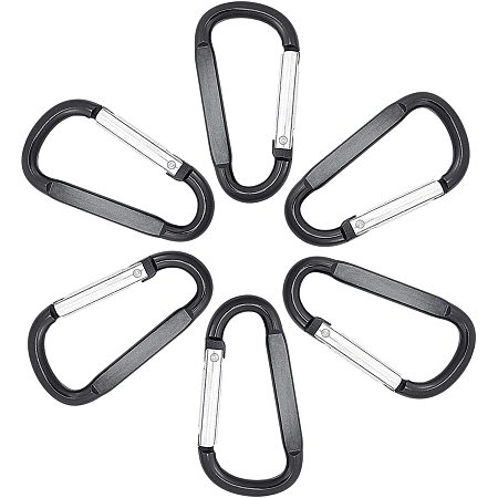 NBEADS 20 Pcs Climbing Clip, Climbing Locking Clips Hook Camping Accessories for Outdoor Camping Fishing Hiking Traveling Backpack