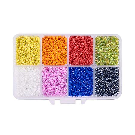 ARRICRAFT 1 Box 12/0 Mixed Style Glass Round Seed Beads for Jewelry Making