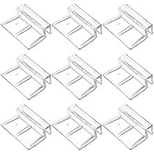 OLYCRAFT 24pcs Fish Tanks Glass Cover Clip 6mm Aquarium Acrylic Clip Clear Acrylic Support Holder Clear Glass Cover Clip Support Holder for Aquarium Fish Tank