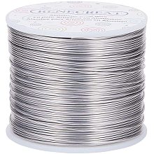 BENECREAT 18 Gauge 492 Feet Tarnish Resistant Aluminum Wire Primary Color for Jewelry Beading Craft Sculpting Model Skeleton