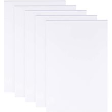 BENECREAT 5 Sheets 3mm White Foam Boards 11.8x7.8 Rectangle Foam PVC Sheet Poster Board Mount Board for Mounting, Crafts, Modelling, Art, Display, School Projects