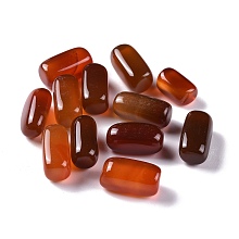 ARRICRAFT Natural Red Agate Beads, No Hole/Undrilled, for Wire Wrapped Pendant Making, Cuboid, 15~20x10x9mm