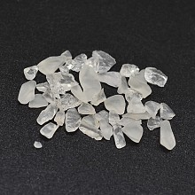 Honeyhandy Natural Quartz Crystal Chip Beads, No Hole/Undrilled, 2~8x2~4mm, about 340pcs/20g