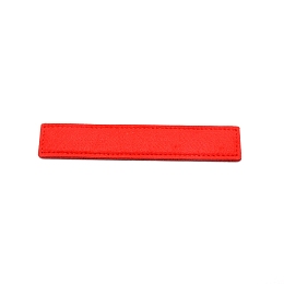 PandaHall Elite Felt Pad Rectangle Bag Bottom, for Knitting Bag, Women Bags Handmade DIY Accessories, Red, 3.2x17.9x0.5cm