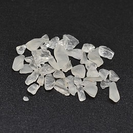 Honeyhandy Natural Quartz Crystal Chip Beads, No Hole/Undrilled, 2~8x2~4mm, about 8500pcs/500g