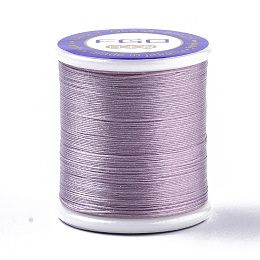 Honeyhandy Nylon 66 Coated Beading Threads for Seed Beads, Plum, 0.1mm, about 54.68 yards(50m)/roll