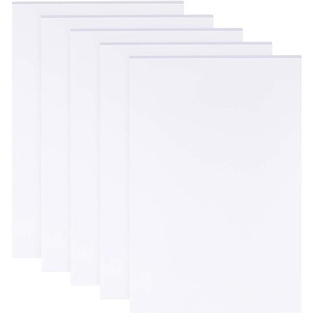 5 Sheets 3mm White Foam Boards 11.8x7.8 Rectangle Foam PVC Sheet