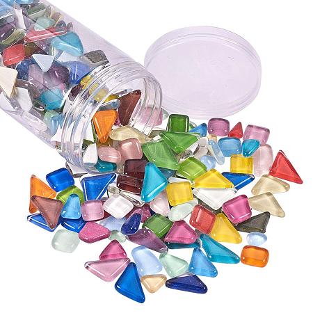 PandaHall Elite 500g Assorted Colors Irregular Shape Pieces Mosaic Tiles Crystal Cabochons Large Piece for Home Decoration Crafts Supply DIY Handmade Project